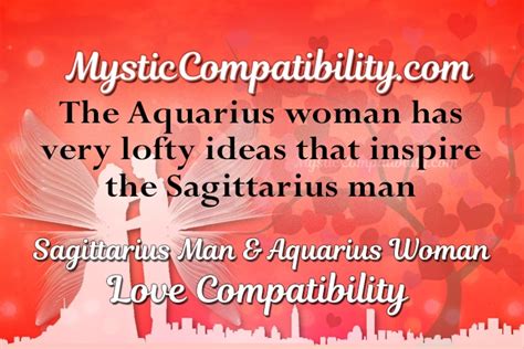 aquarius man sagittarius woman|aquarius man values independence and freedom.